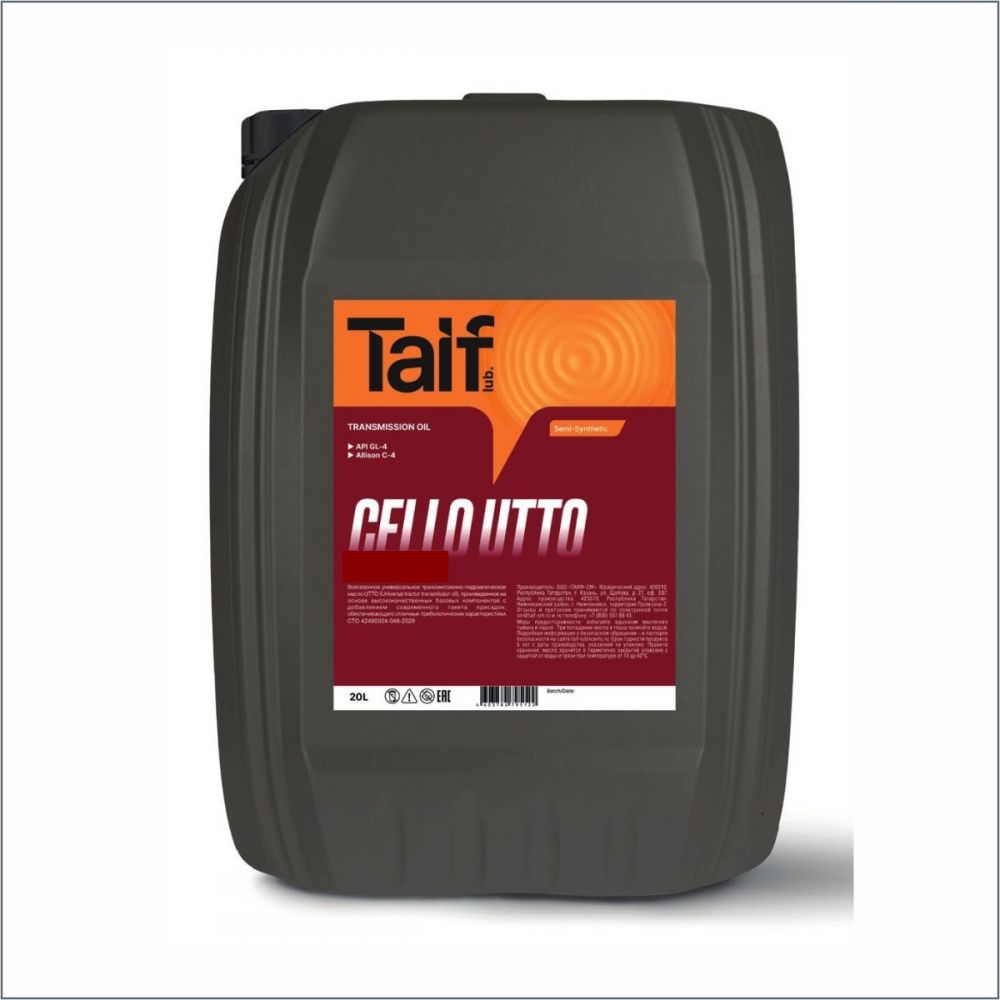 taif cello utto 10w-30 20л масло универсальное