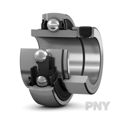 корпусный подшипник с эксцентриковым стопорным кольцом и широким внутренним кольцом pny yel 204-2f