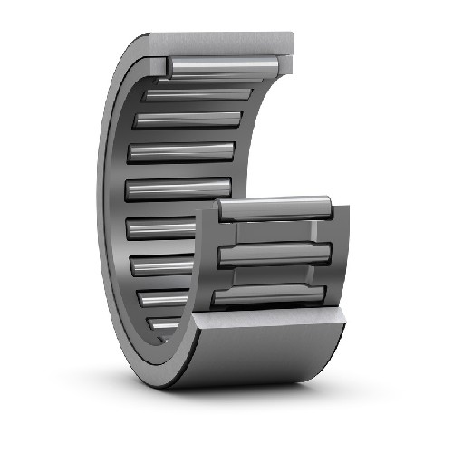 однорядный игольчатый роликоподшипник с механически обработанными кольцами, без бортов и внутреннего кольца rnao 12x22x12 tn