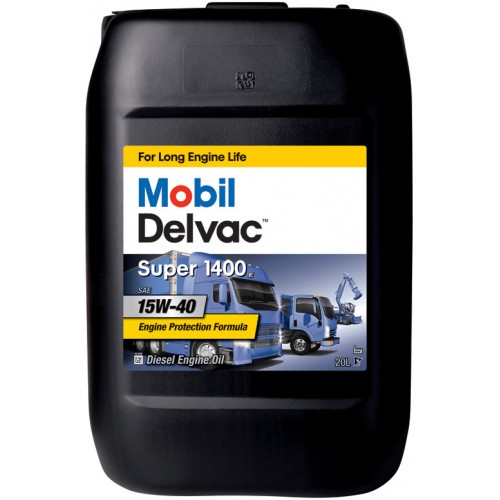 mobil delvac super 1400e 15w40  20л масло моторное