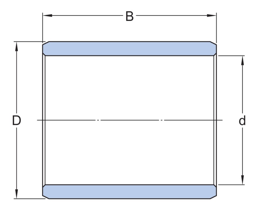 Гладкая втулка из спечённого бронзового композитного материала