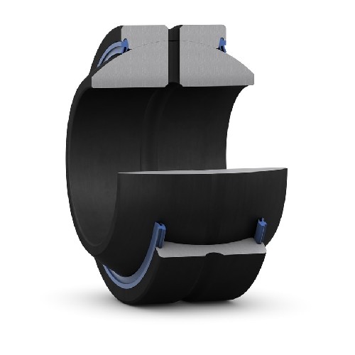 радиальный сферический подшипник скольжения, требует техобслуживания, с уплотнениями, метрические размеры geh 90 es-2rs