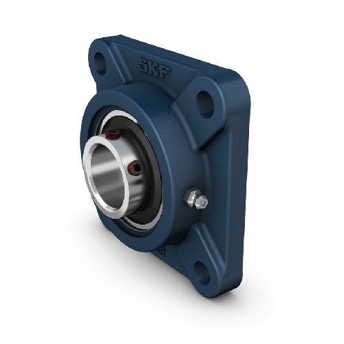 шарикоподшипниковый узел с квадратным фланцем, фиксация с помощью установочных винтов, чугун, стандарты jis ucf 310