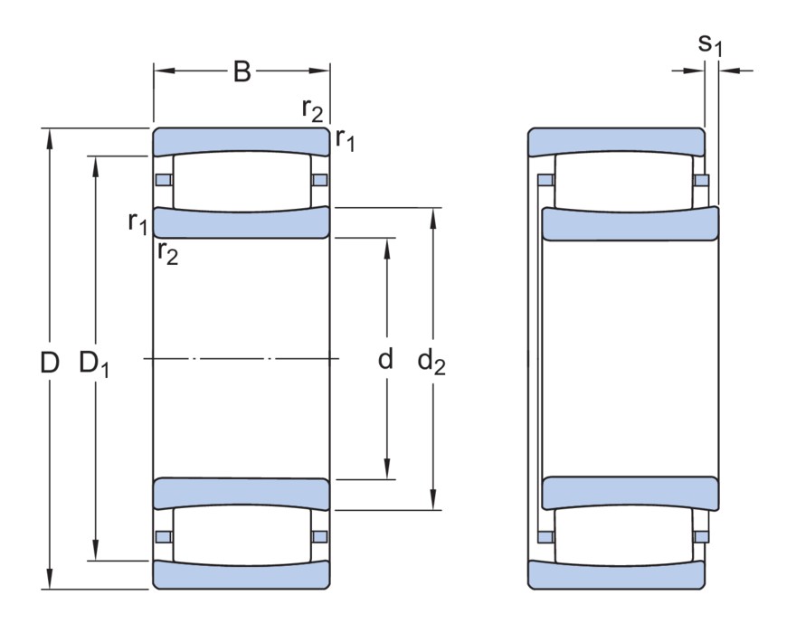 Тороидальный роликоподшипник CARB