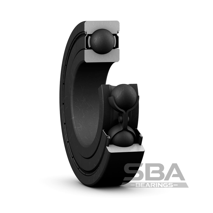 sba 6204-2z/va201 высокотемпературный радиальный шарикоподшипник с защитными шайбами с обеих сторон