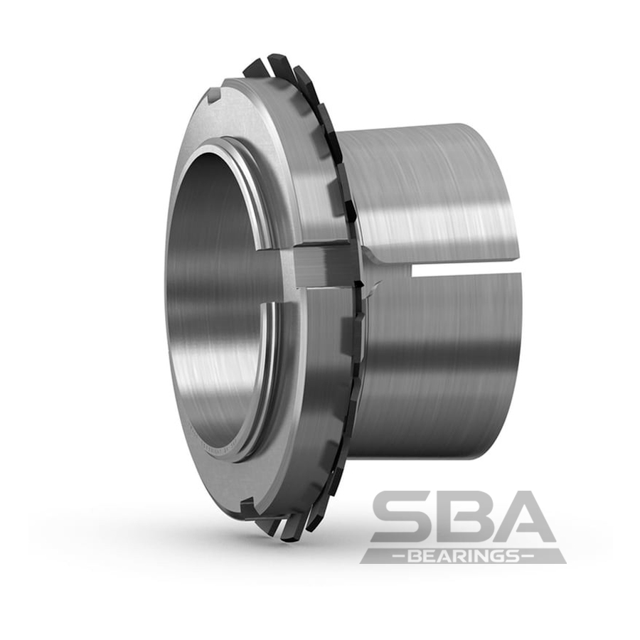 sba h 2317 закрепительная втулка со стопорной гайкой km и стопорной шайбой mb, метрические размеры